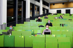Absolventenverabschiedung 2021 im Hörsaal des SRG