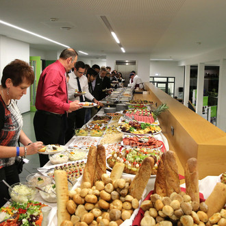 Absolventenfeier Foyer Buffet