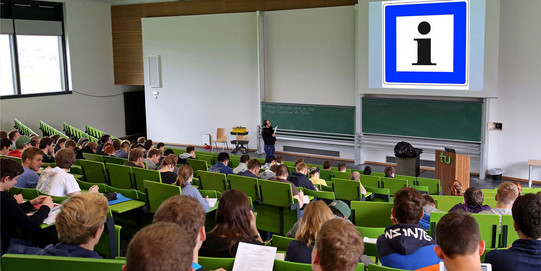 Hörsaal Info-Veranstaltung Hörsaal Info-Veranstaltung