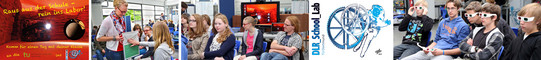 Collage von Fotos aus dem DLR-School-Lab