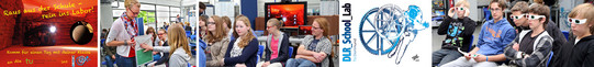 Collage von Fotos aus dem DLR-School-Lab