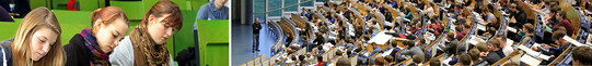Studierende im Hörsaal