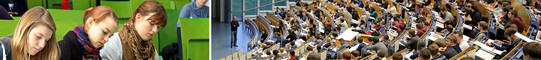 Studierende im Hörsaal