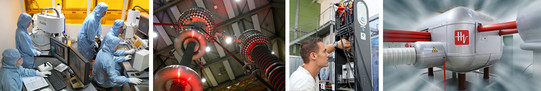 Technologien Elektrotechnik, Gelbraum, HGÜ-Halle, Elektomobilität, Nano-Technologie