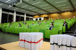Absolventenverabschiedung 2021 im Hörsaal des SRG