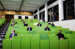 Absolventenverabschiedung 2021 im Hörsaal des SRG