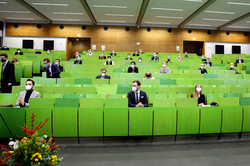 Absolventenverabschiedung 2021 im Hörsaal des SRG