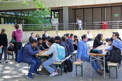 Studienabschlussfeier/ET-Tag 2025 Innenhof