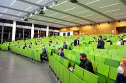 Absolventenverabschiedung 2021 im Hörsaal des SRG