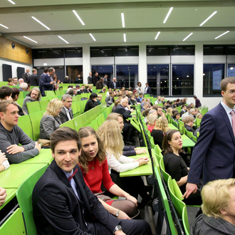 Absolventenfeier Hörsaal