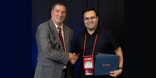 Best SIPI Symposium Student Paper Award, (v.l.) John La Salle und Nima Ghafarian Shoaee