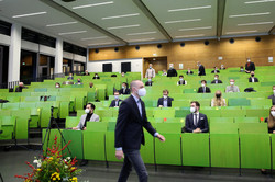 Absolventenverabschiedung 2021 im Hörsaal des SRG