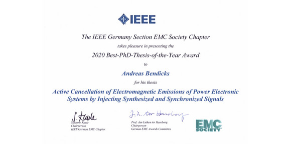 Urkunde IEEE