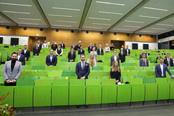 Absolventenverabschiedung 2021 im Hörsaal des SRG