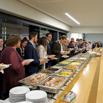 Absolventenfeier Foyer Buffet
