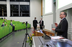 Absolventenverabschiedung 2021 im Hörsaal des SRG