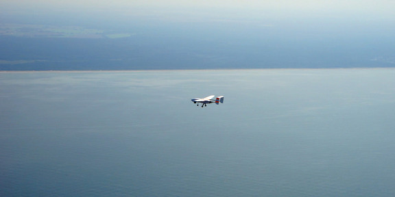 Larus System im Flug