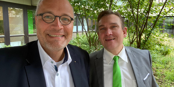 Prof. Rehtanz und Dr. Schauten