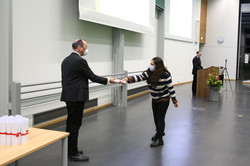 Absolventenverabschiedung 2021 im Hörsaal des SRG